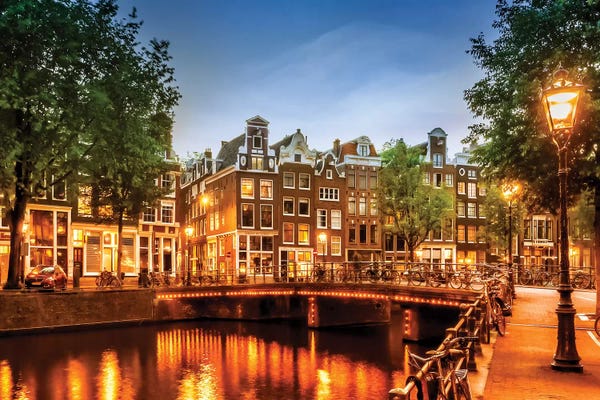 Amsterdam: Amsterdam Impression From Singel by Melanie Viola