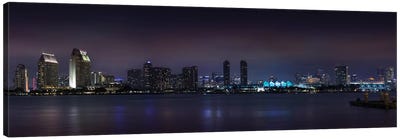 San Diego Nightscape Canvas Art Print - San Diego Skylines
