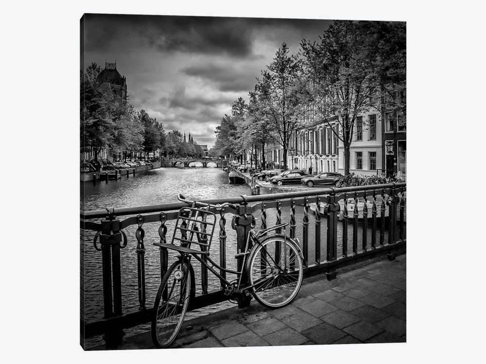 Amsterdam Cityscape 1-piece Canvas Art