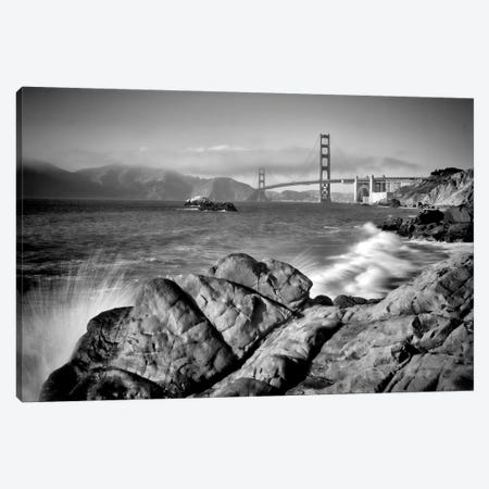 San Francisco Baker Beach | Monochrome Canvas Print #MEV301} by Melanie Viola Canvas Print