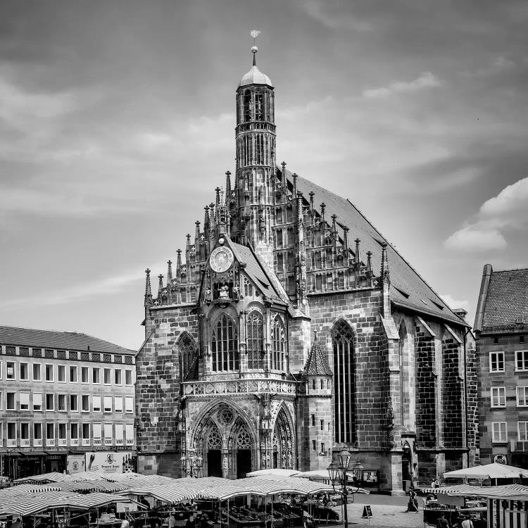 Nuremberg Church Of Our Lady And Main Market