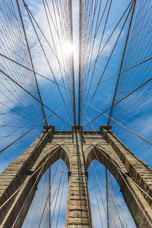 New York City Brooklyn Bridge Skyhigh