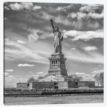 NYC Statue Of Liberty Canvas Print #MEV324} by Melanie Viola Canvas Artwork