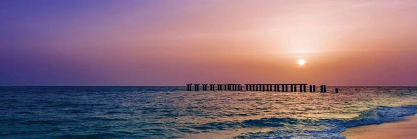 Florida: Gasparilla Island Sunset Panorama by Melanie Viola