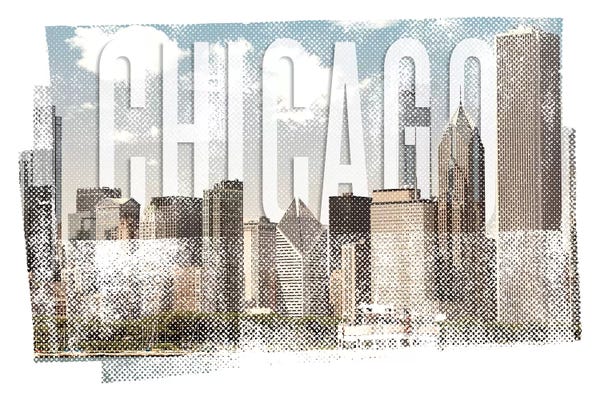 Chicago Posters: Chicago Skyline | Vintage by Melanie Viola
