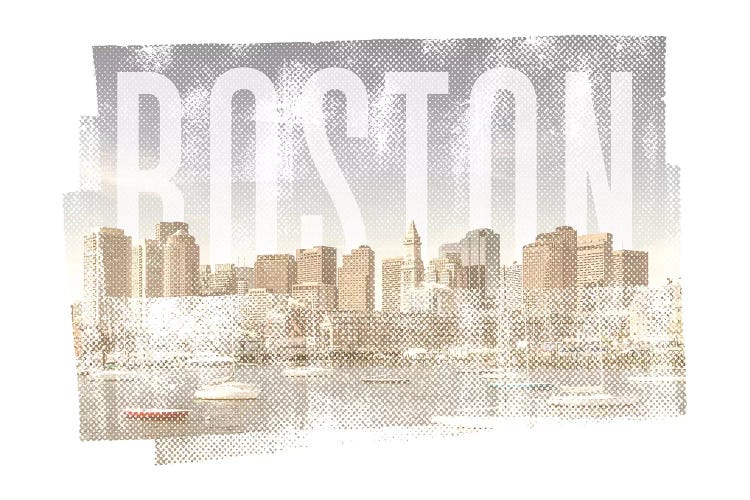 Boston Skyline | Vintage