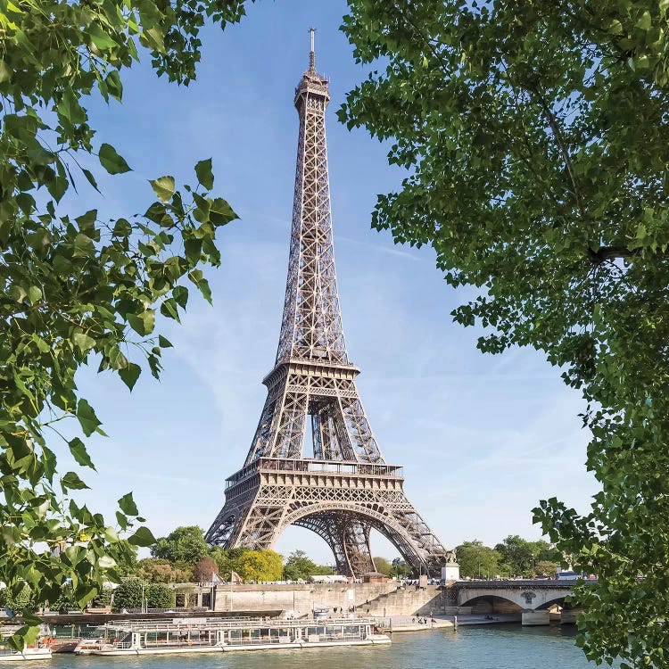 Paris Seine Riverside by Melanie Viola wall art