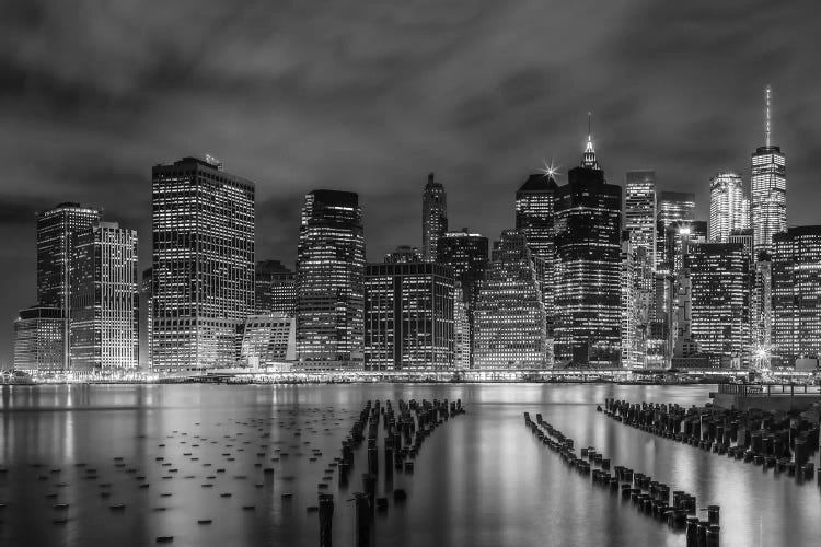 New York City Monochrome Night Impressions