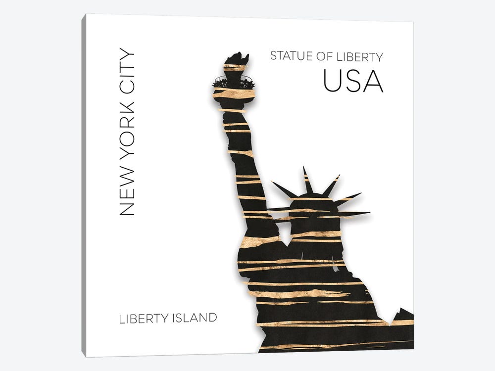 Urban Art NYC Statue Of Liberty by Melanie Viola 1-piece Art Print