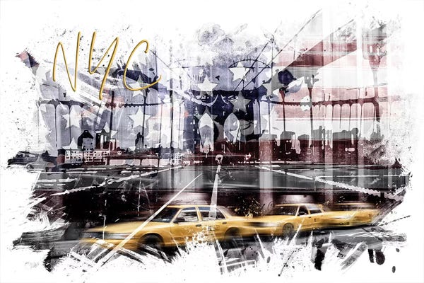 American Flags: Modern NYC Composing by Melanie Viola