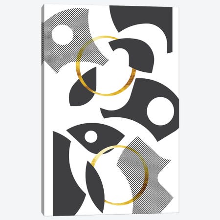 Cut Out Abstract No. 1 | Gold Canvas Print #MEV405} by Melanie Viola Canvas Print