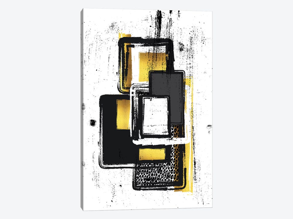 Abstract Painting No. 3 | Gold by Melanie Viola 1-piece Canvas Art Print