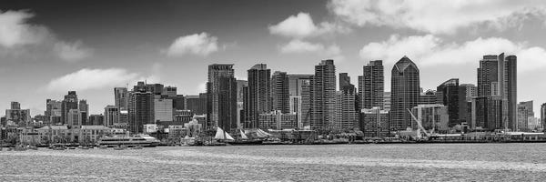 San Diego: San Diego Skyline View From Harbor Island by Melanie Viola