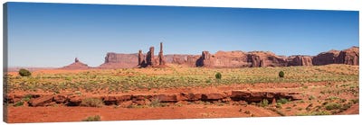 Monument Valley Totem Pole Canvas Art Print - National Parks Travel Posters