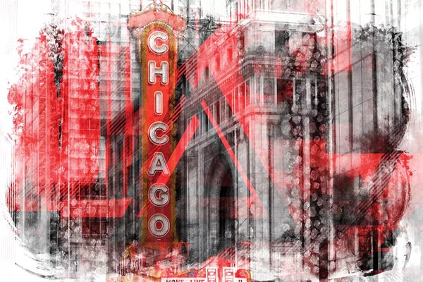 Chicago: Chicago | Geometric Mix No. 4 by Melanie Viola