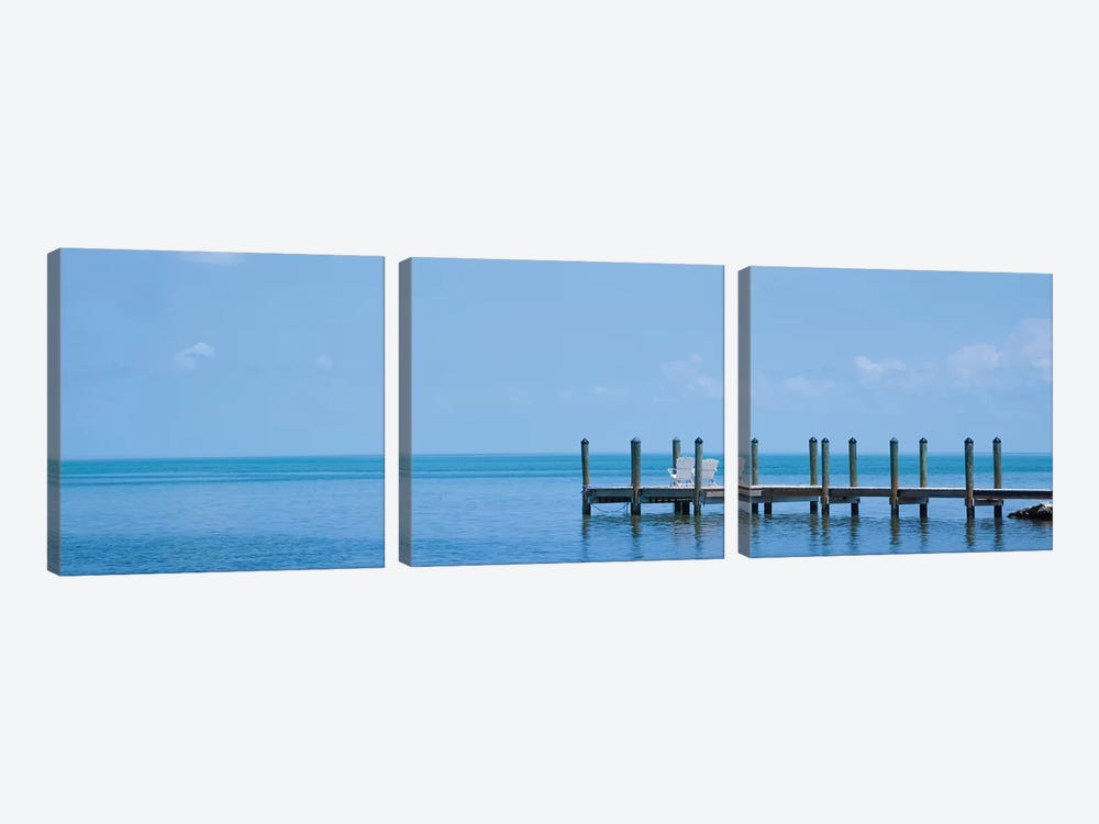 Florida Quiet Place | Panoramic View by Melanie Viola 3-piece Canvas Print