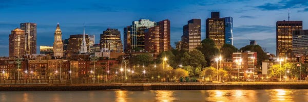 Massachusetts: Boston North End & Financial District | Panoramic by Melanie Viola