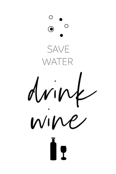 Save Water – Drink Wine by Melanie Viola multi panel art