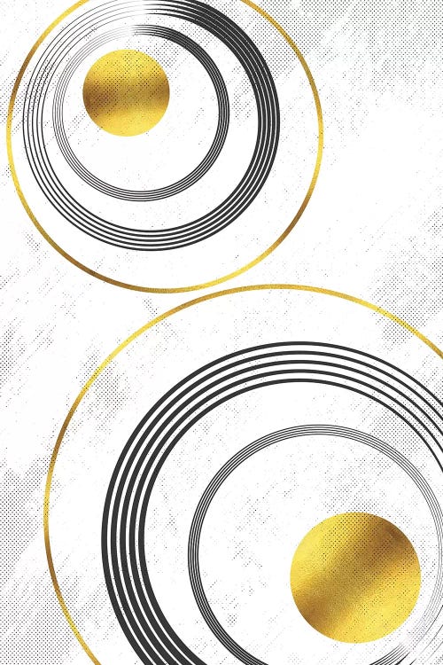 Geometric Art No. 7 Gold