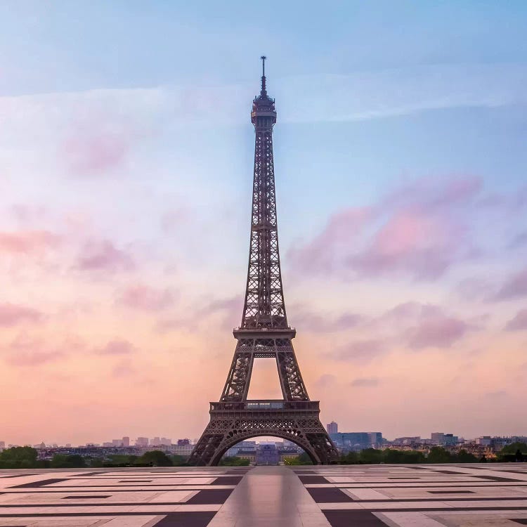 Paris Eiffel Tower Sunrise