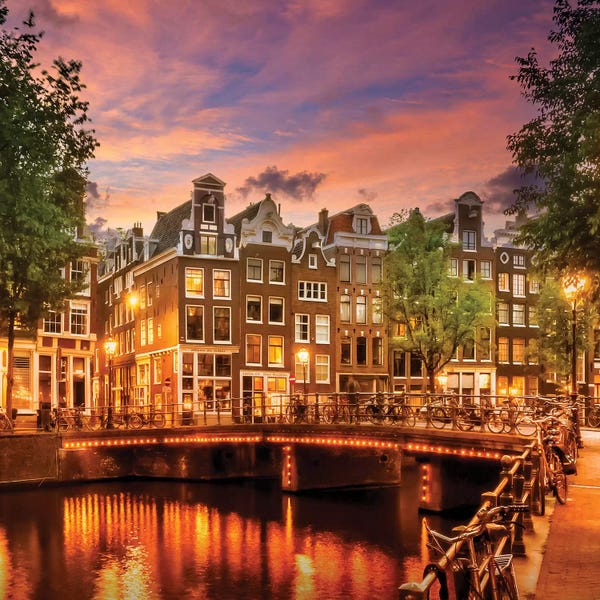 Netherlands: Amsterdam Idyllic Sunset by Melanie Viola