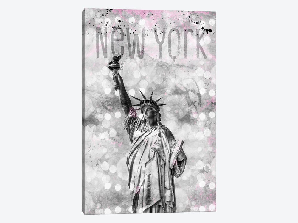 Graphic Art New York City Statue Of Liberty by Melanie Viola 1-piece Canvas Art Print