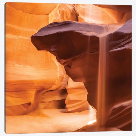 Antelope Canyon Pouring Sand Canvas Print #MEV4} by Melanie Viola Art Print