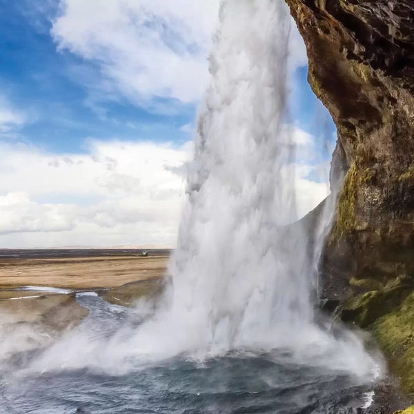 Hella: Iceland Seljalandsfoss by Melanie Viola