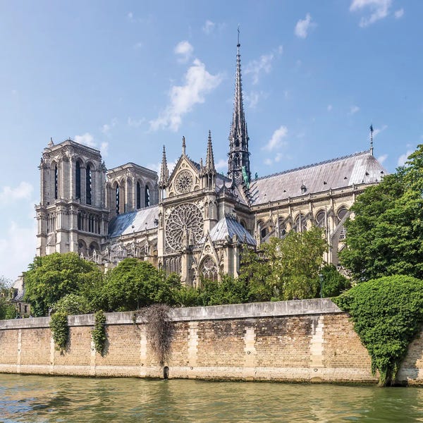 Cathedral Notre-Dame And River Seine
