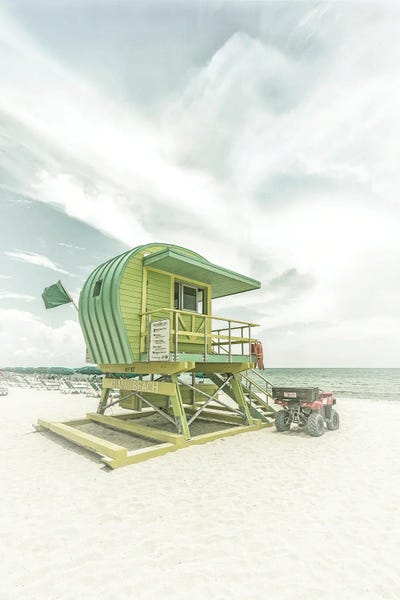 Miami: Vintage Florida Flair At Miami Beach by Melanie Viola