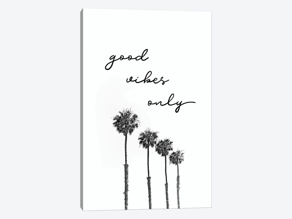 Palm Trees | Good Vibes Only by Melanie Viola 1-piece Canvas Print