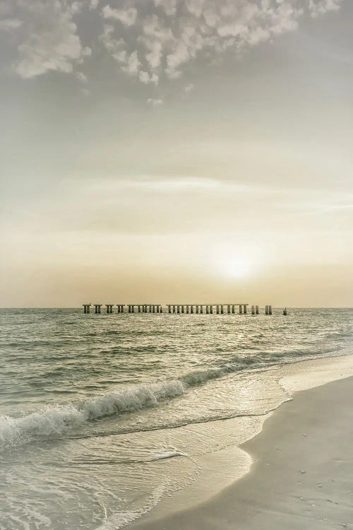 Gasparilla Island Sunset | Vintage by Melanie Viola wall art