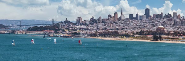 San Francisco Skylines: San Francisco Skyline by Melanie Viola