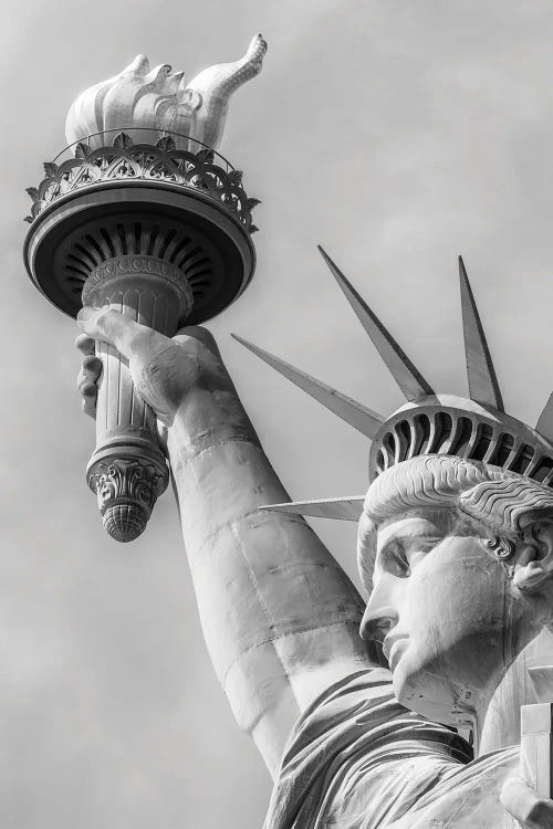 New York City Monochrome Statue Of Liberty