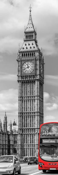 England: Elizabeth Tower | Vertical Panorama by Melanie Viola