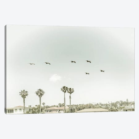 Above The Rooftops Of San Diego | Vintage Canvas Print #MEV571} by Melanie Viola Canvas Art