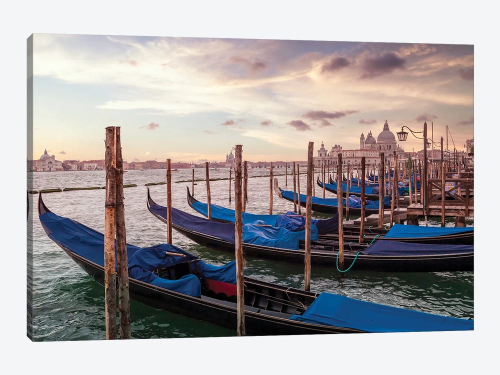Venice Gondolas & Santa Maria Della Salute by Melanie Viola 1-piece Canvas Wall Art