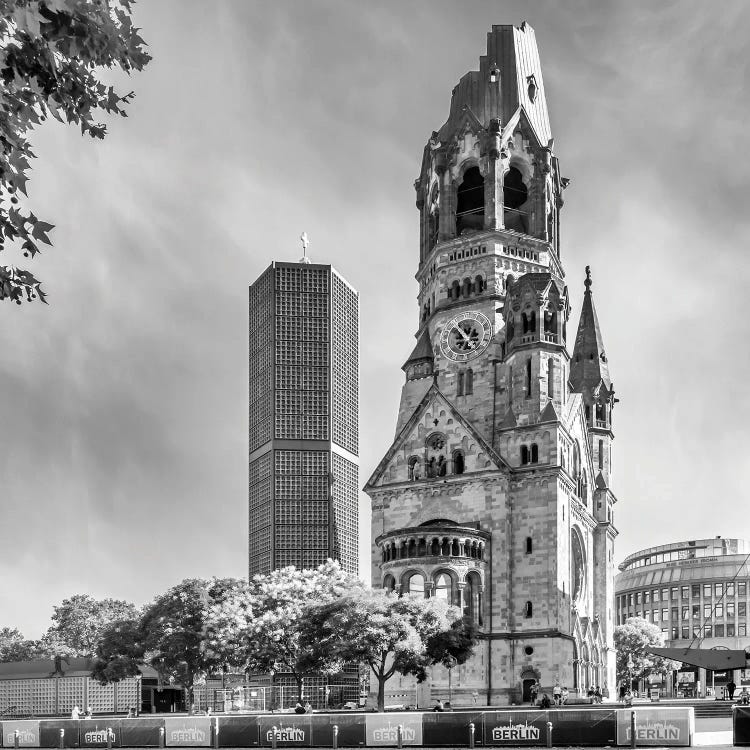 Berlin Kaiser Wilhelm Memorial Church by Melanie Viola wall art