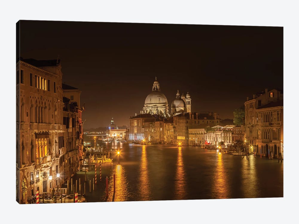 Venice Canal Grande With Santa Maria Della Salute by Melanie Viola 1-piece Canvas Artwork