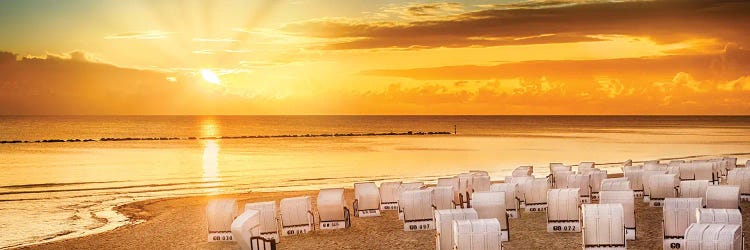 Baltic Sea Sunrise | Panoramic View by Melanie Viola wall art