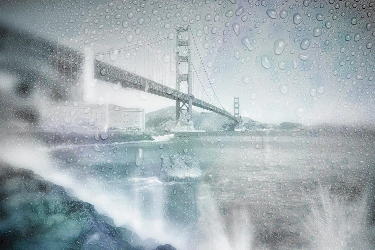 Golden Gate Bridge Rainy Day | Dreamy Blue