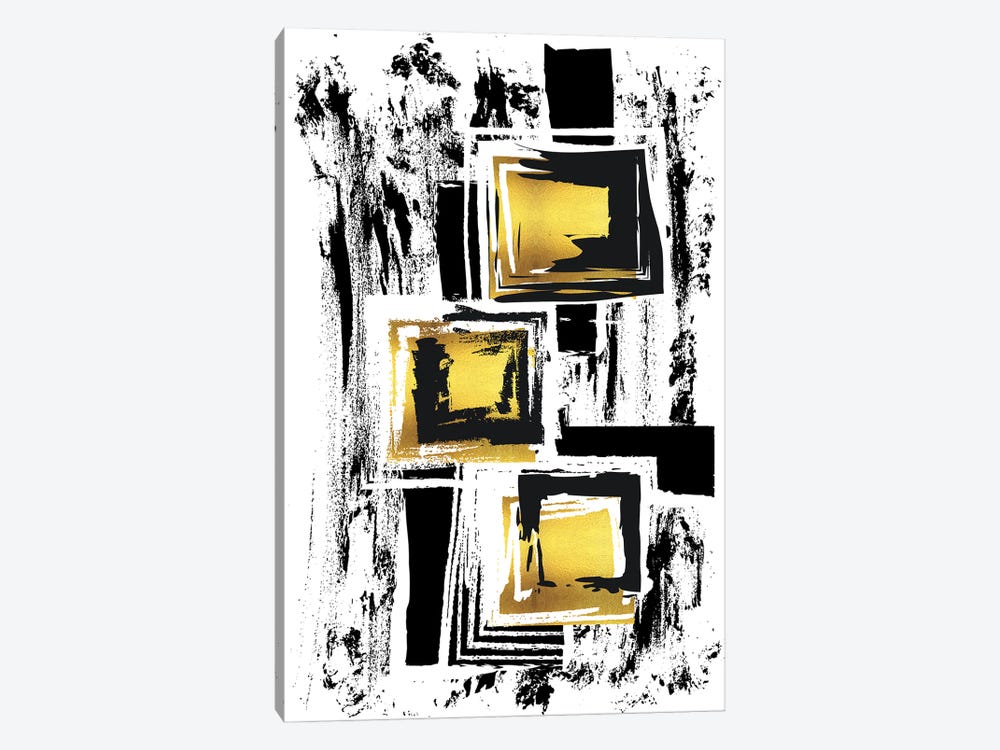 Abstract Painting XXXVI | Gold by Melanie Viola 1-piece Canvas Art