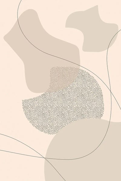 Mid-Century Modern II | Brown by Melanie Viola canvas print