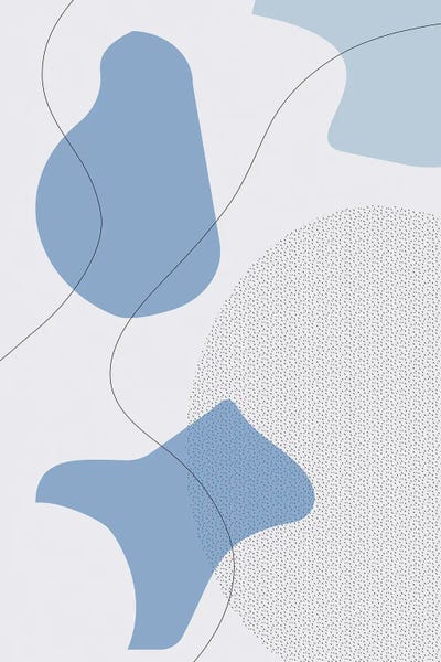 Mid-Century Modern I | Blue by Melanie Viola multi panel art