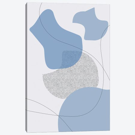 Mid-Century Modern II | Blue Canvas Print #MEV631} by Melanie Viola Art Print