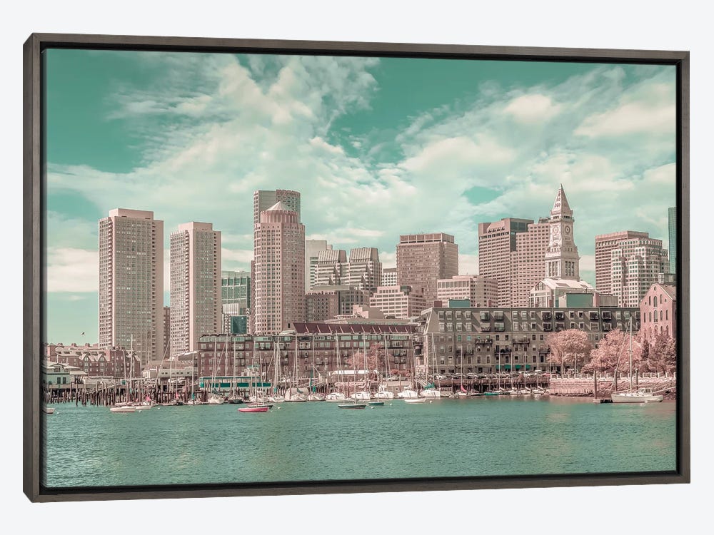 Framed Canvas Print - Dark Rustic Wood Floating Frame - Small - 18×12, 2