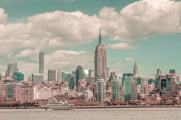 New York City Skylines: Midtown Manhattan | Urban Vintage Style by Melanie Viola