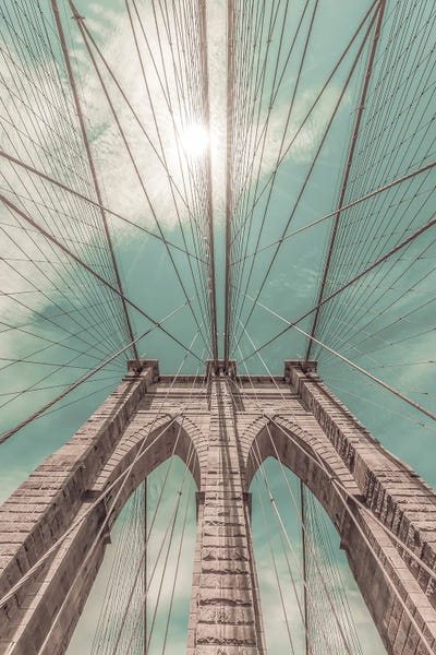 Brooklyn: New York City Brooklyn Bridge In Detail | Urban Vintage Style by Melanie Viola