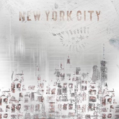 Modern New York City Skylines by Melanie Viola canvas print