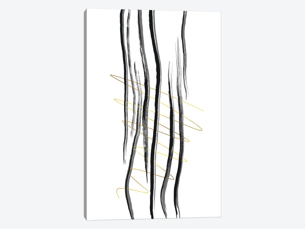 Deco Lines II - Casual by Melanie Viola 1-piece Canvas Art Print